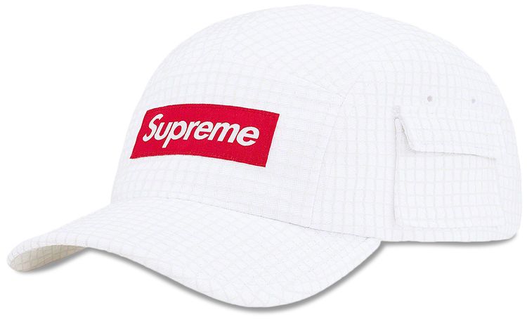 Supreme Denim Ripstop Camp Cap White