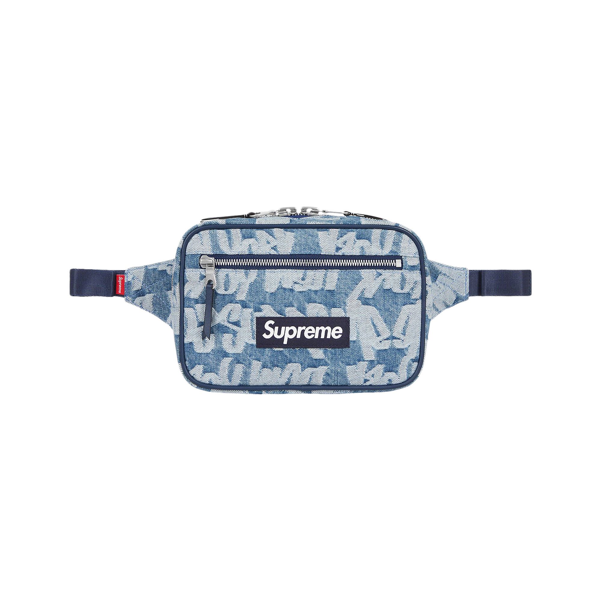 Supreme Fat Tip Jacquard Denim Sling Bag (SS22) - $118