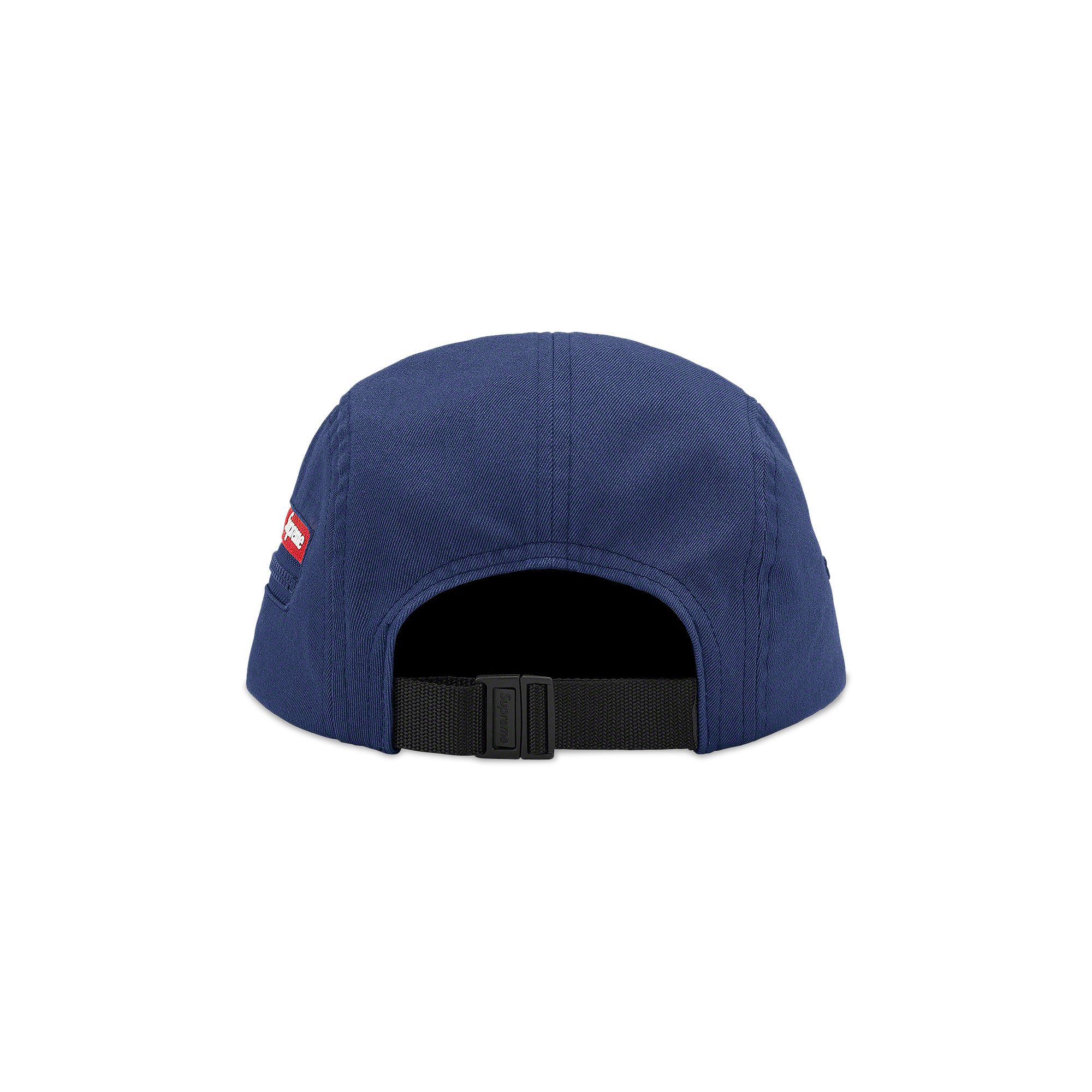 Buy Supreme Zip Pocket Camp Cap 'Navy' - SS22H32 NAVY | GOAT