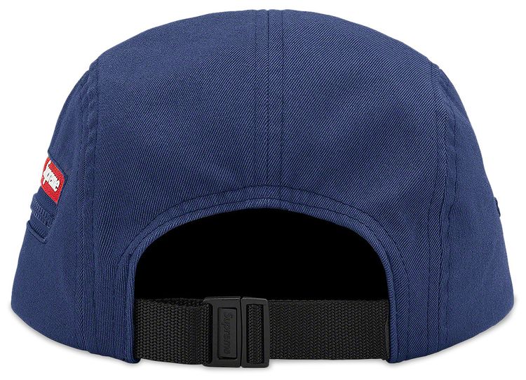 Supreme Zip Pocket Camp Cap Navy