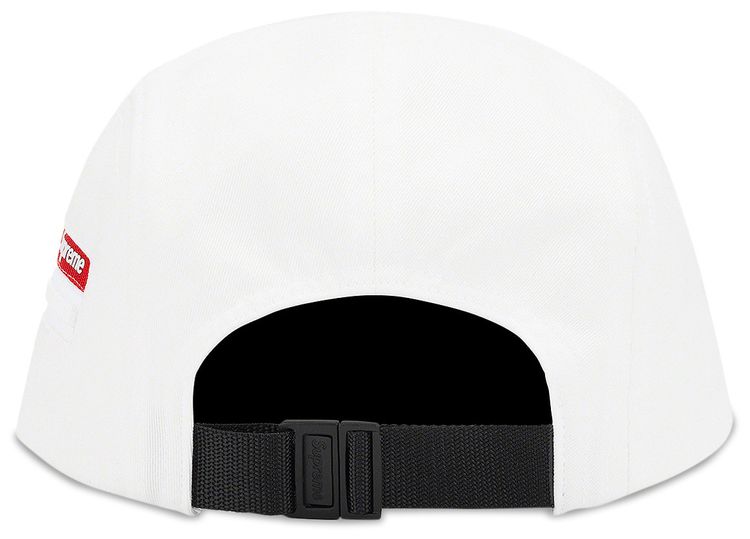 Supreme Zip Pocket Camp Cap White