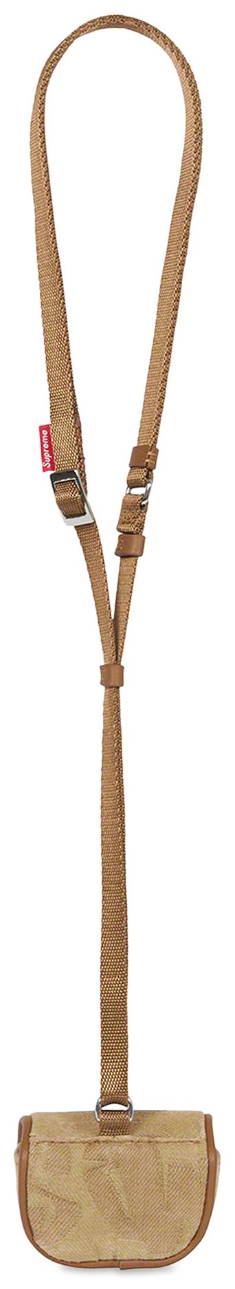 Supreme Fat Tip Jacquard Denim AirPod Case Olive