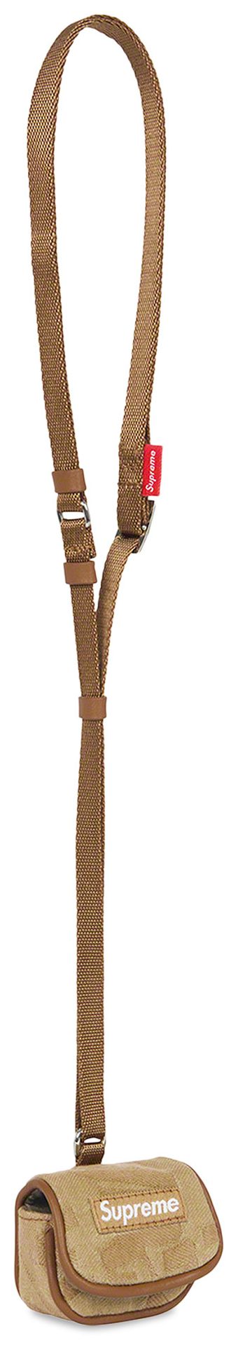 Supreme Fat Tip Jacquard Denim AirPod Case Olive