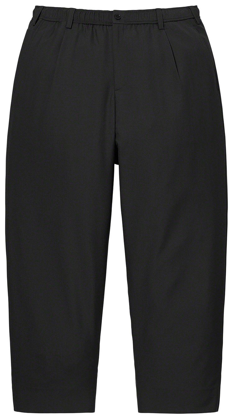 Supreme Pleated Trouser Black