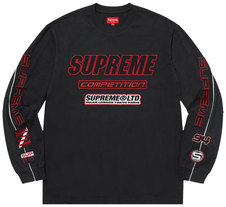 Supreme Competition Long Sleeve Top Black