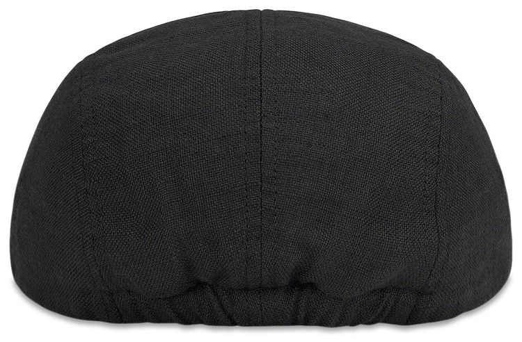 Supreme Linen Fitted Camp Cap Black