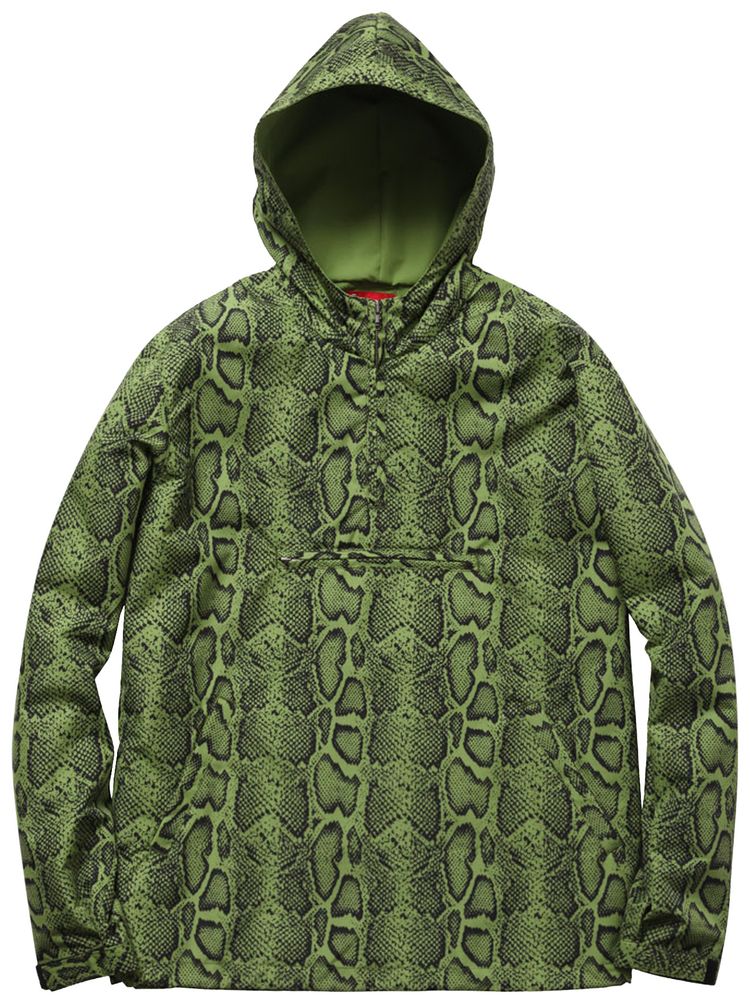 Supreme Snakeskin Pullover Green