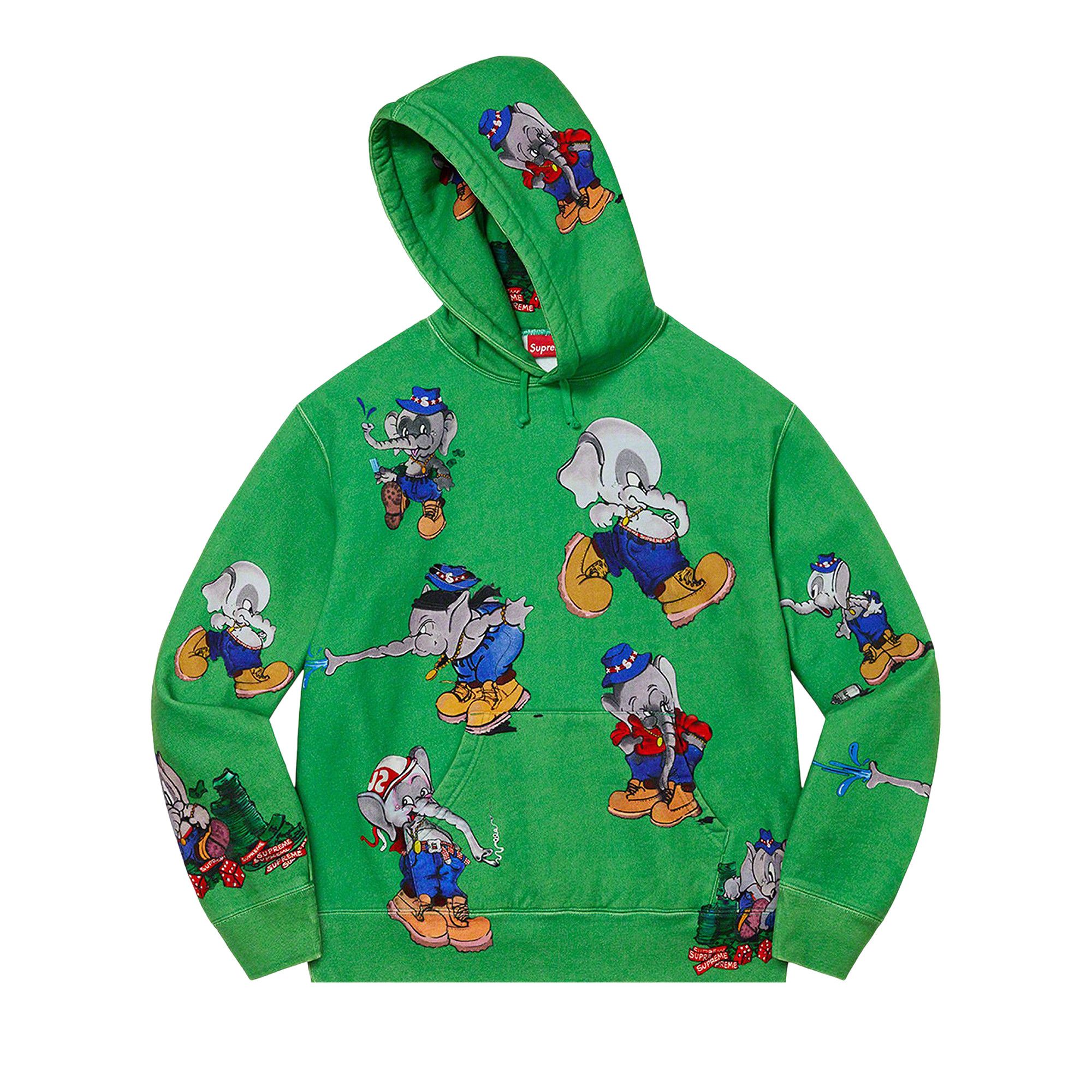 【驚きの値段】 Buy Supreme FW22SW86 - 'Green' Sweatshirt Hooded Elephant トップス