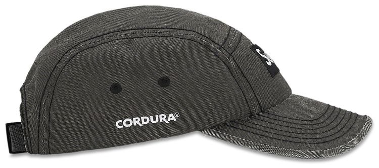 Supreme Washed Cordura Camp Cap Black