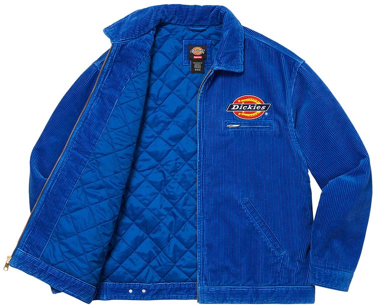 Supreme x Dickies Corduroy Work Jacket Royal