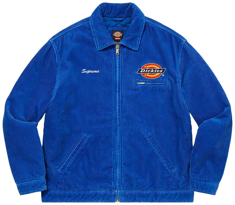 Supreme x Dickies Corduroy Work Jacket Royal