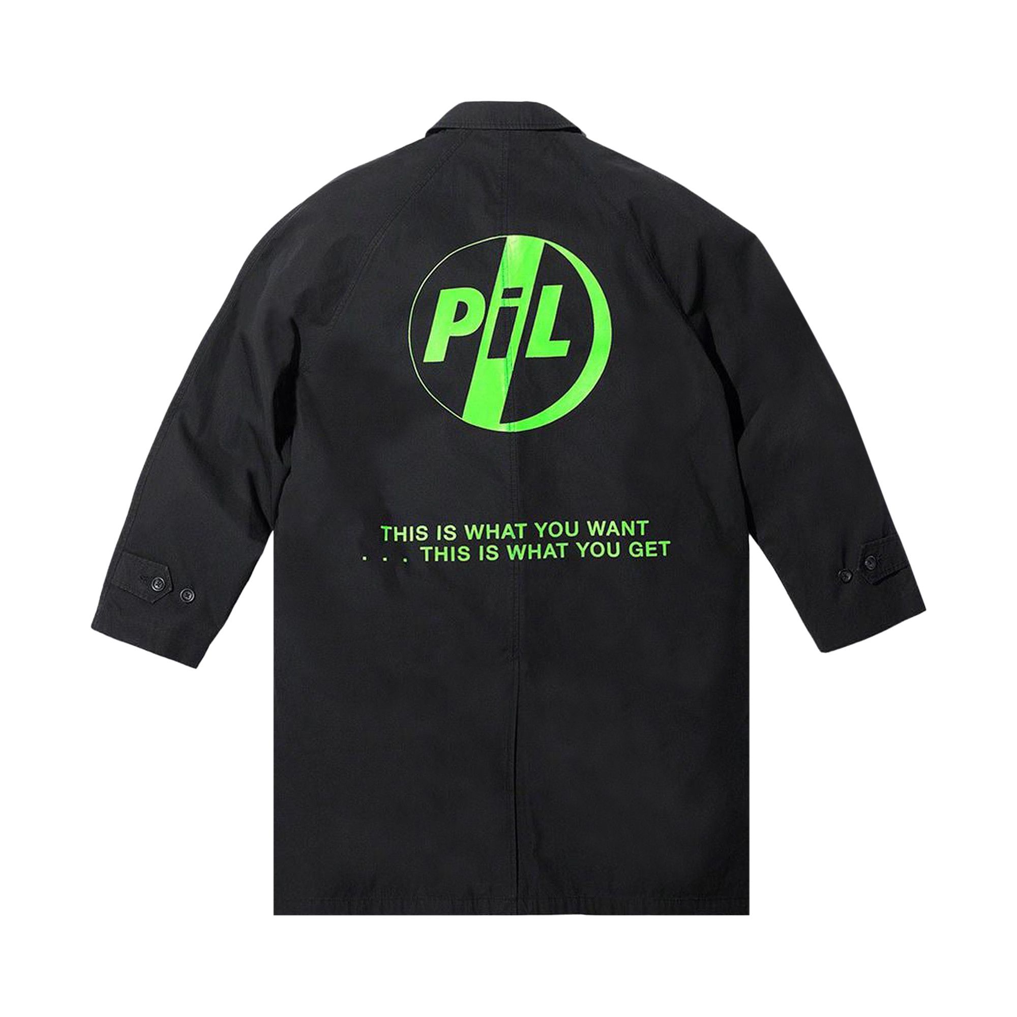 Buy Supreme x PiL Trench Coat 'Black' - FW22J88 BLACK | GOAT