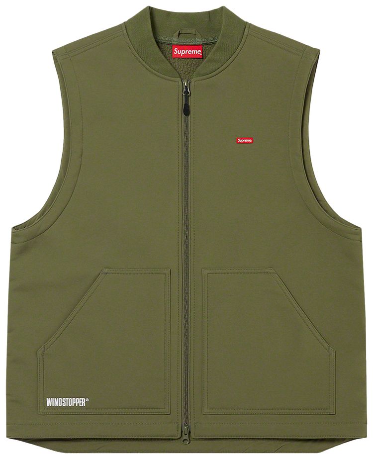 Supreme x WINDSTOPPER Work Vest Dark Olive