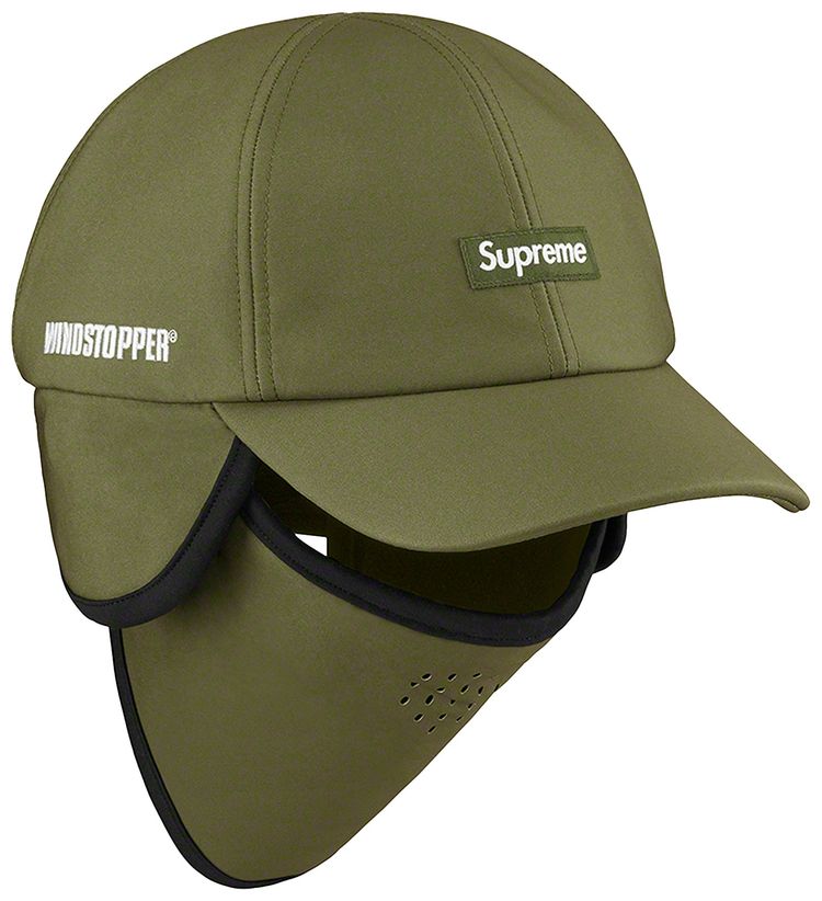 Supreme x WINDSTOPPER Facemask 6 Panel Dark Olive