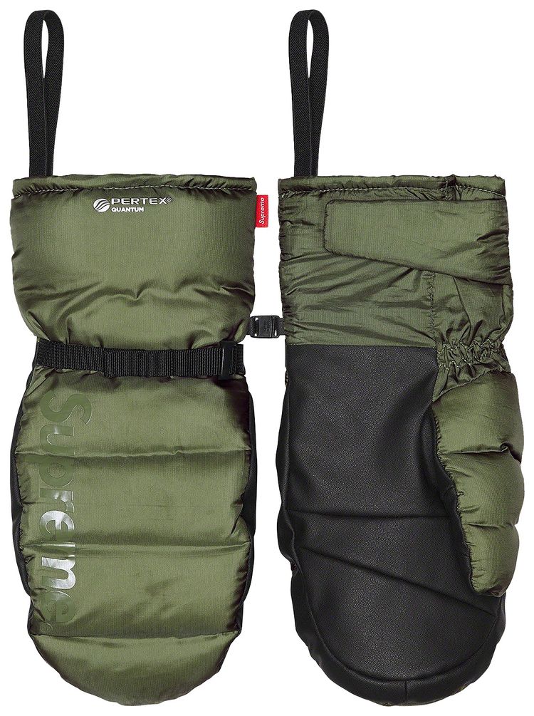 Supreme Featherweight Down Mittens Olive