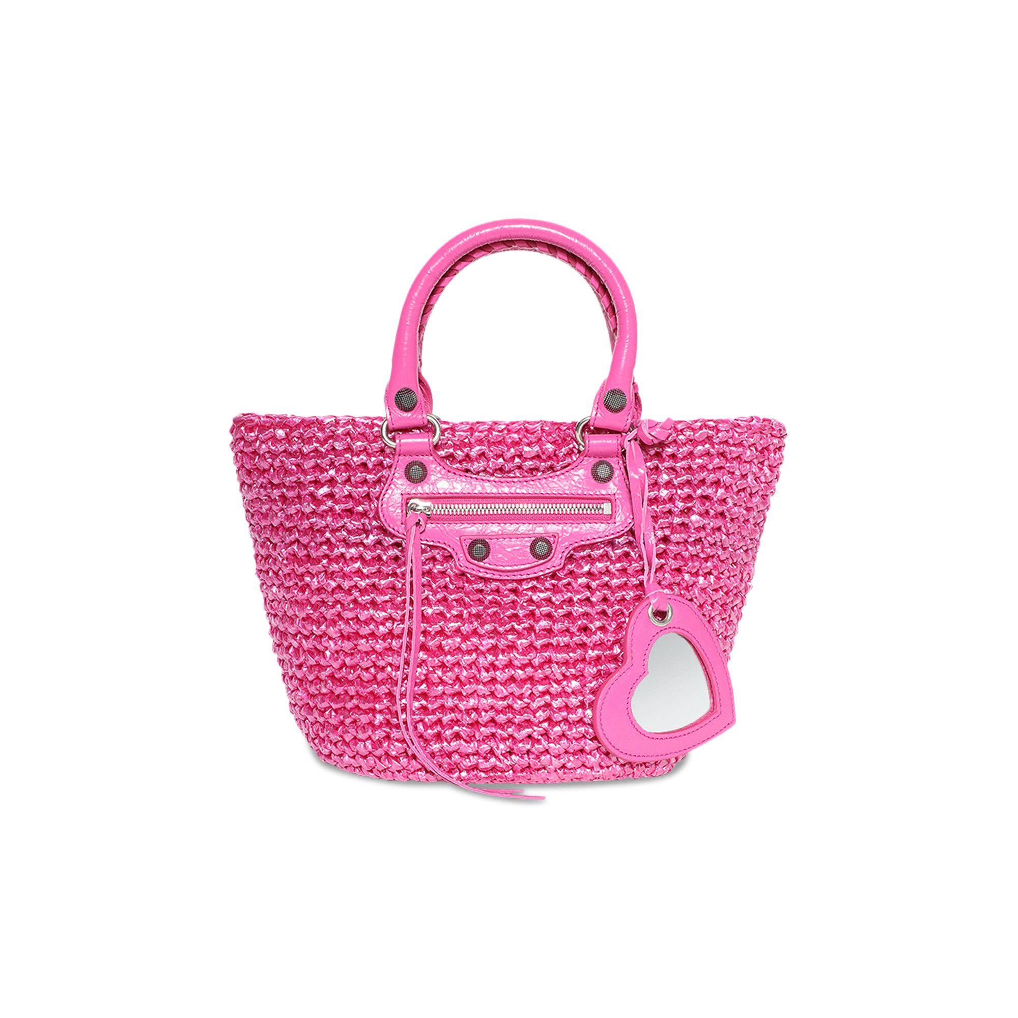 Bright pink balenciaga bag top