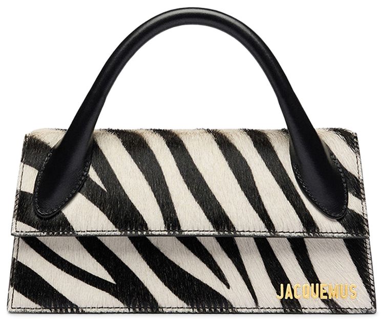 Jacquemus Le Chiquito Long BlackWhite Zebra