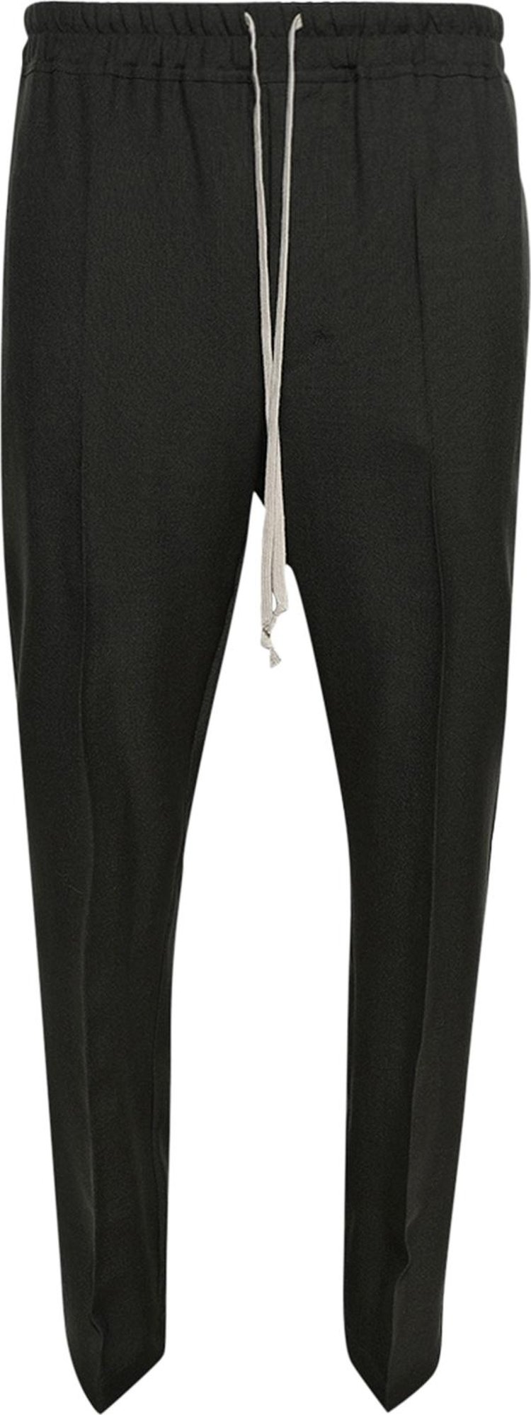 Rick Owens Drawstring Slim Long Pants Forest