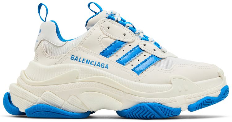 Balenciaga x Adidas Wmns Triple S Sneaker White Blue