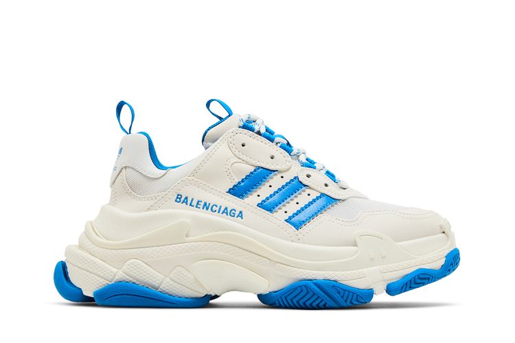 Buy Balenciaga x adidas Wmns Triple S Sneaker 'White Blue' - IF0174 | GOAT