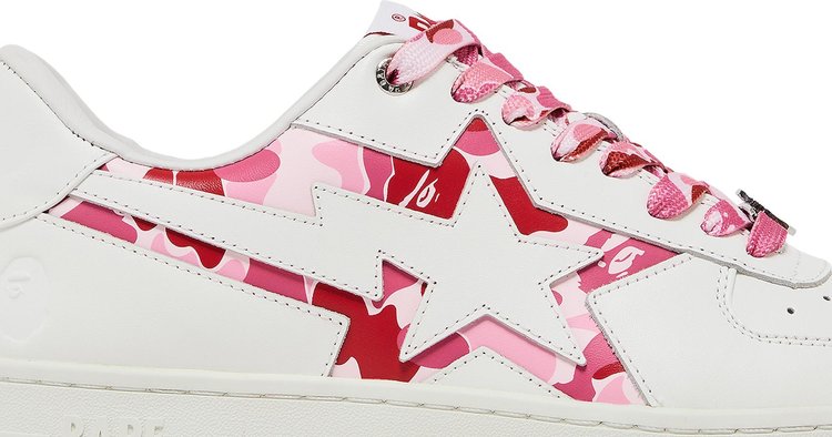 Bapesta Icon ABC Camo   Pink