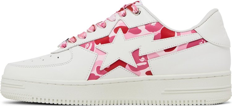 Bapesta Icon ABC Camo   Pink