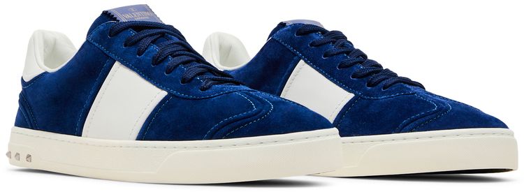 Valentino Rockstud Fly Crew Sneaker Blue