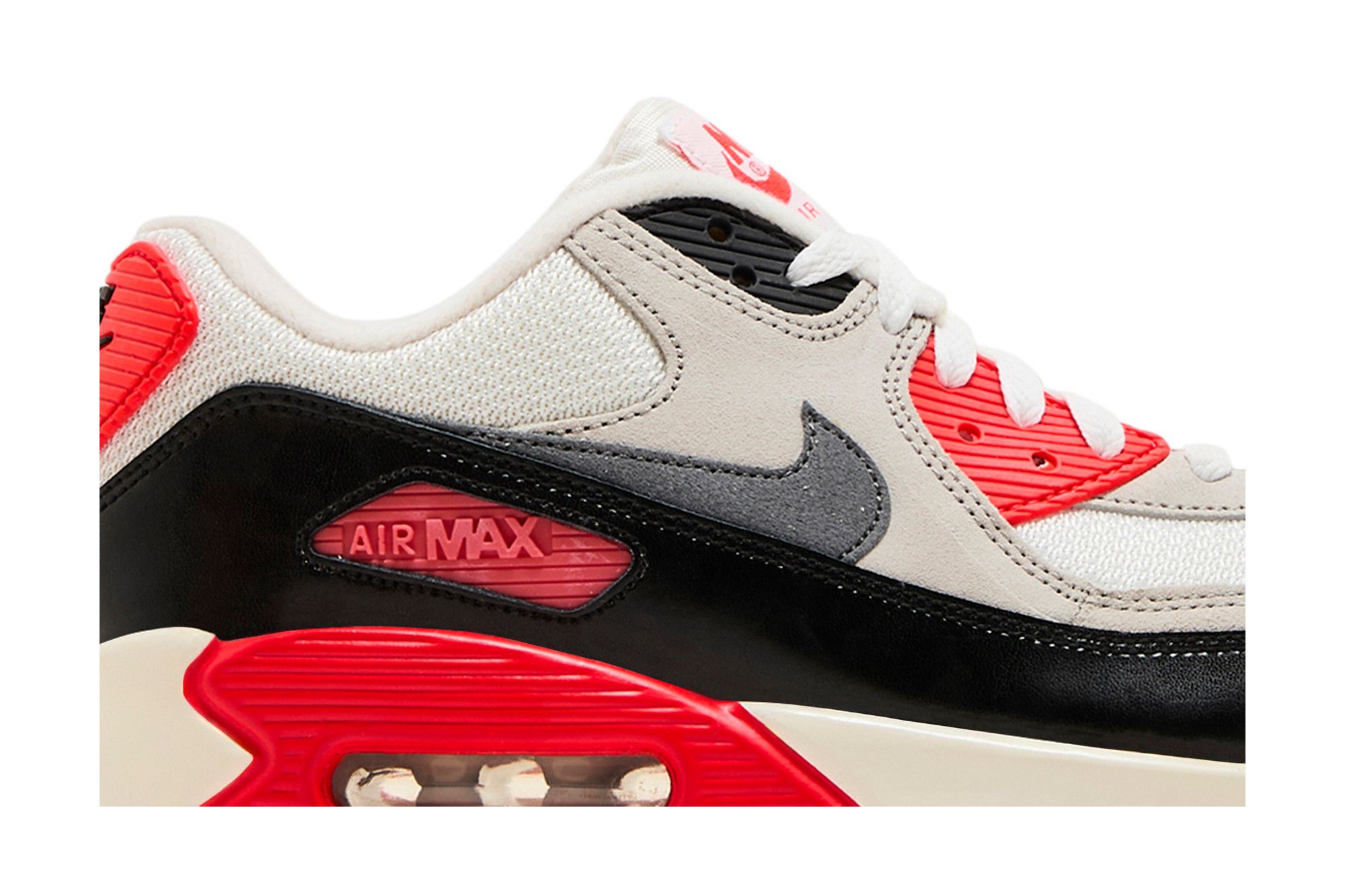 Buy Air Max 90 Premium Mesh GS Infrared 724882 100 GOAT