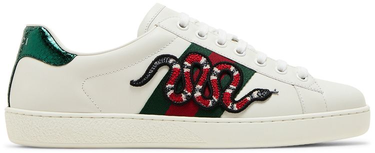 Gucci Ace Embroidered Snake