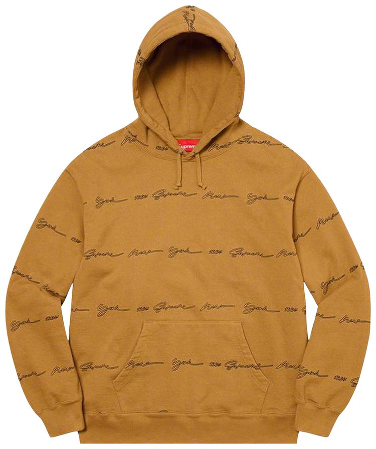 Buy Supreme Script Stripe Hooded Sweatshirt  