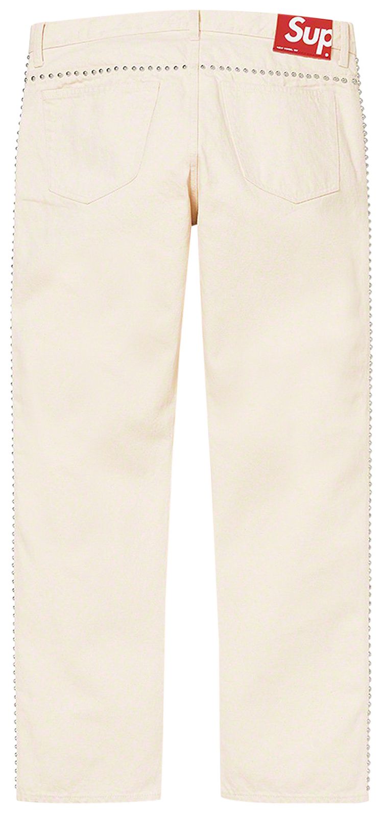 Supreme x BB Simon Studded Regular Jean Natural