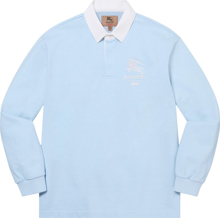 Supreme x Burberry Rugby Pale Blue