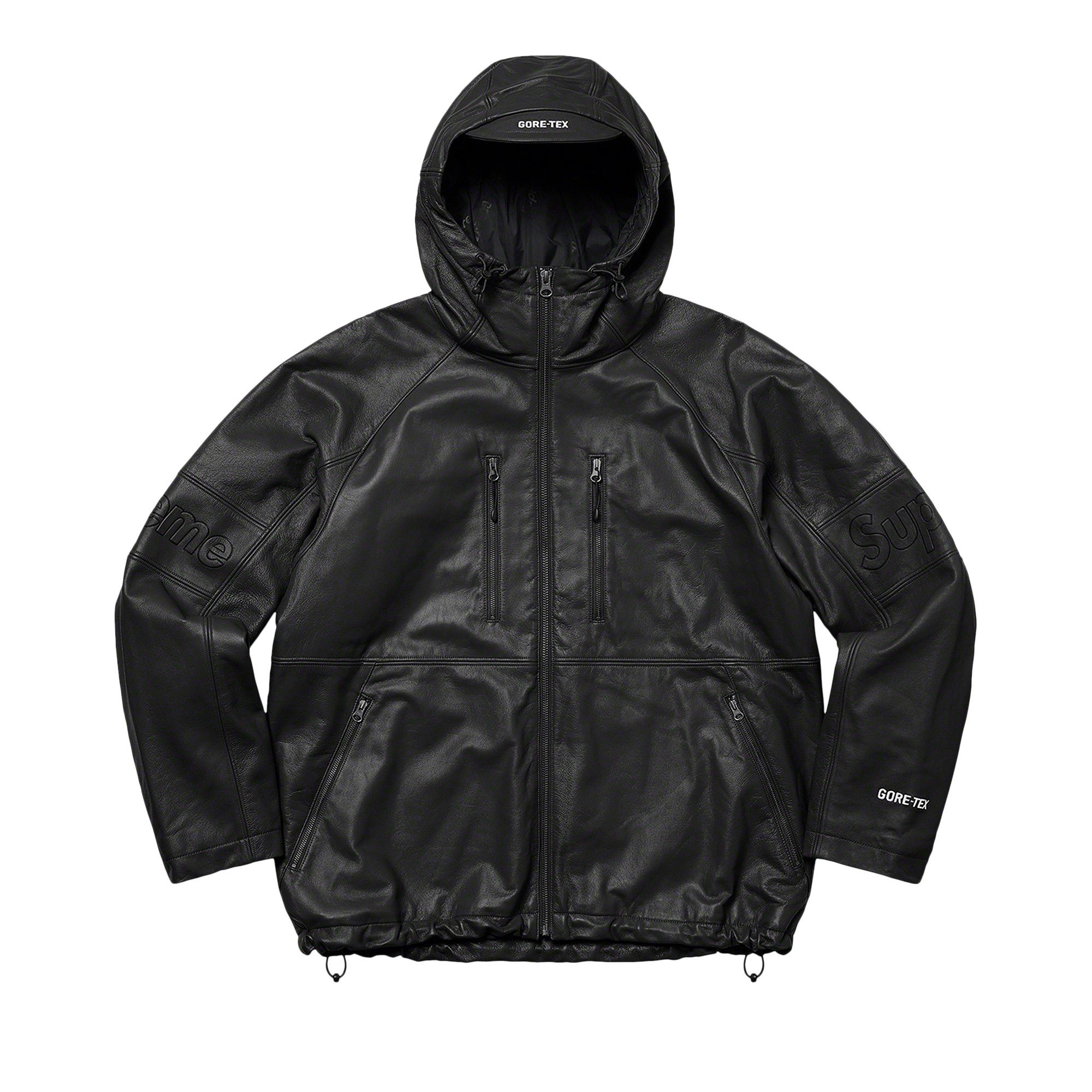 Buy Supreme GORE-TEX Leather Jacket 'Black' - SS22J20 BLACK | GOAT
