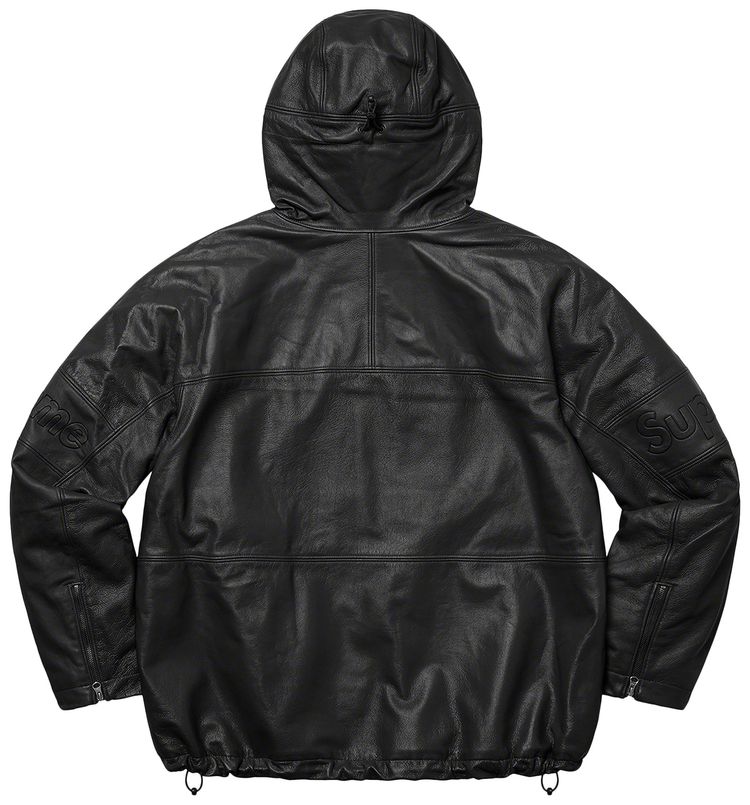 Supreme GORE TEX Leather Jacket Black