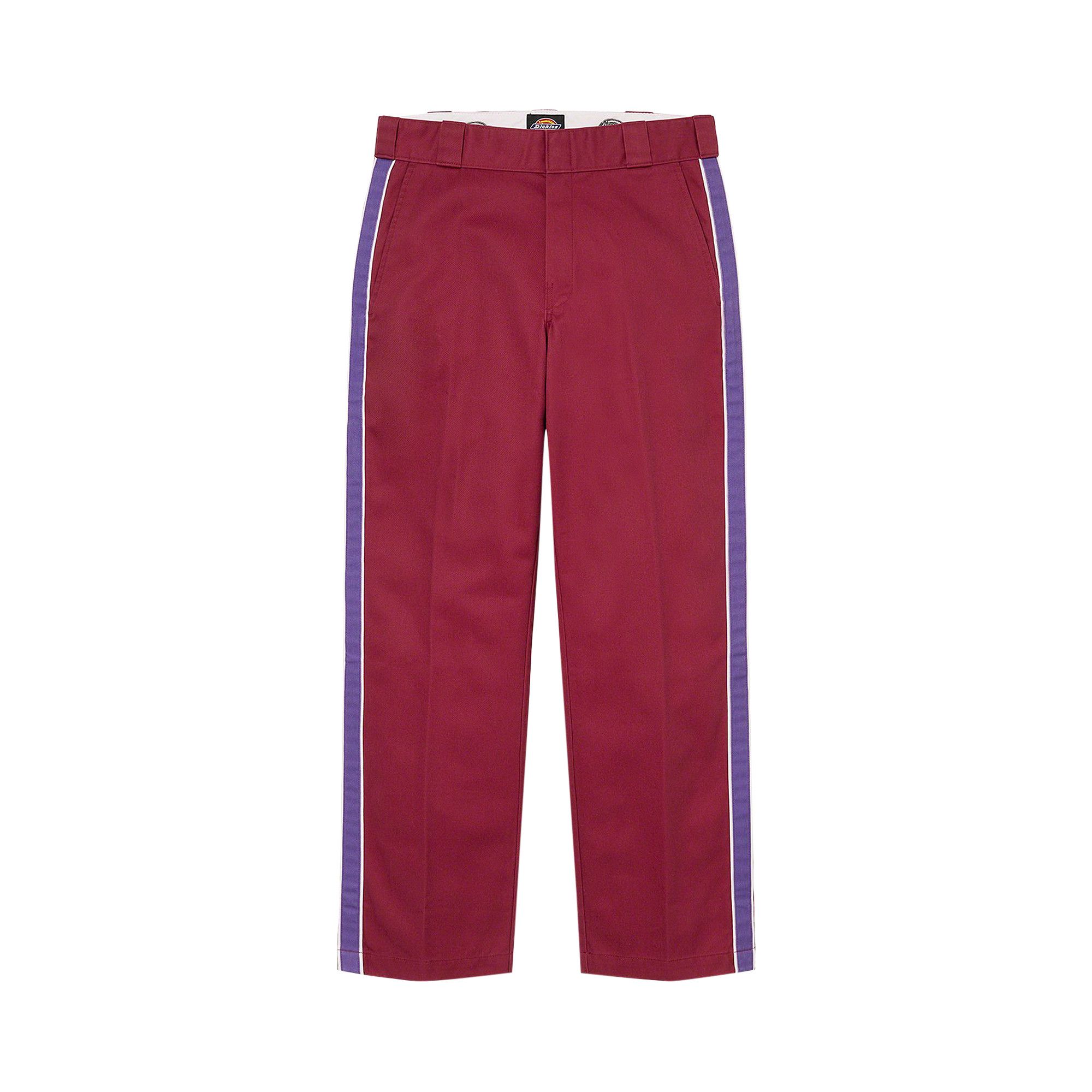 Buy Supreme x Dickies Stripe 874 Work Pant 'Maroon' - SS22P20