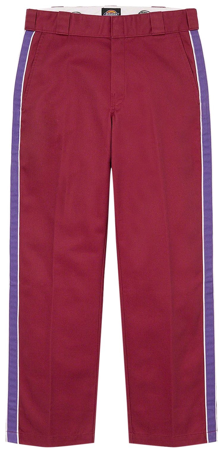 Supreme x Dickies Stripe 874 Work Pant Maroon