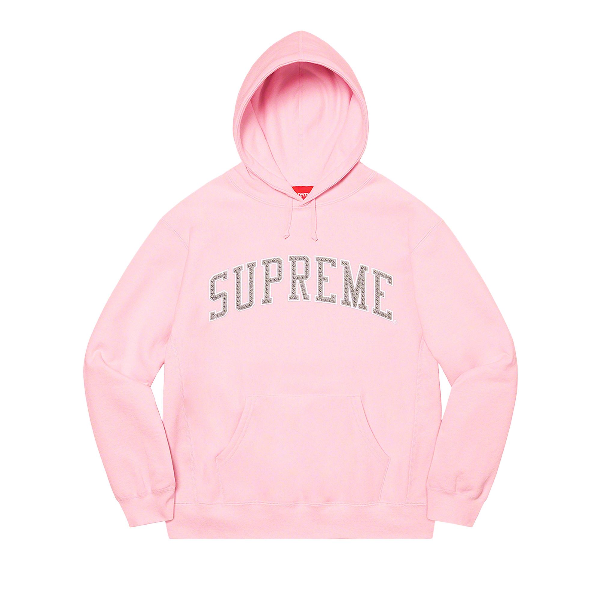 Buy Supreme Stars Arc Hooded Sweatshirt 'Light Pink' - SS22SW68