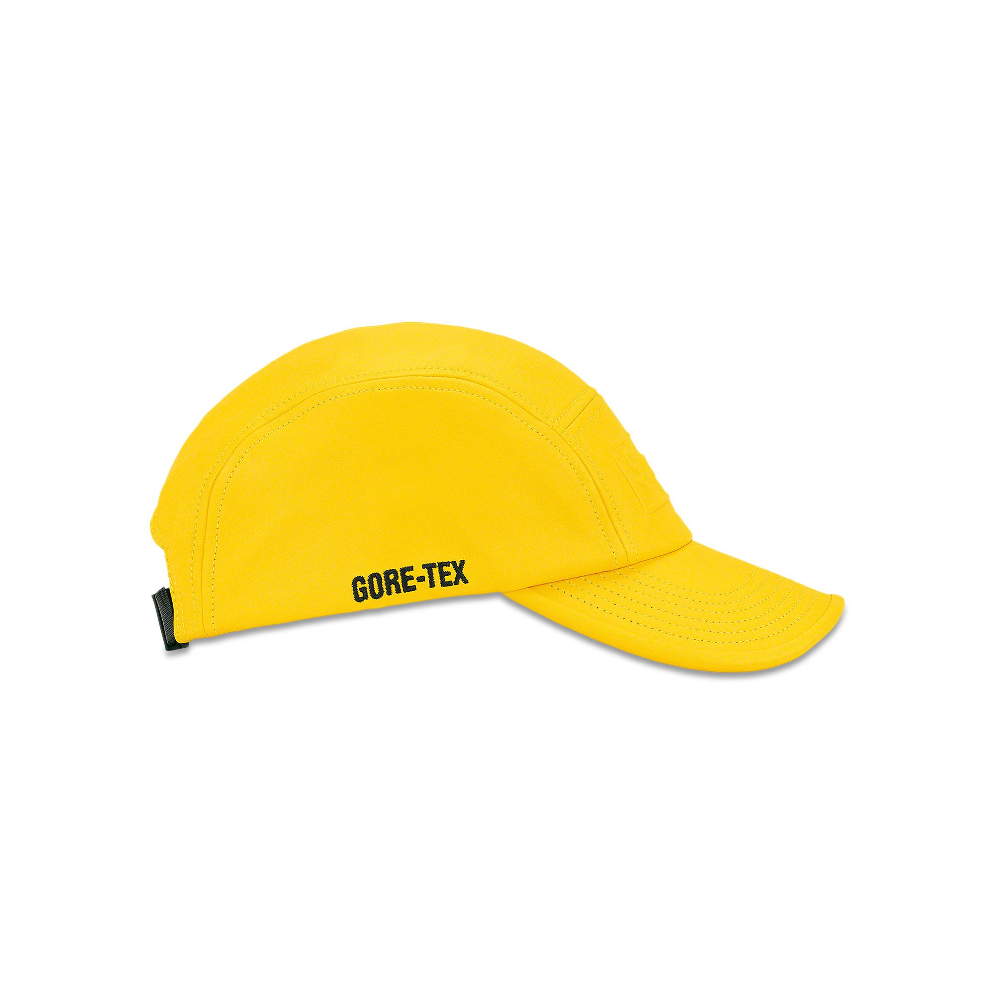 Buy Supreme GORE-TEX Leather Camp Cap 'Yellow' - SS22H113 YELLOW