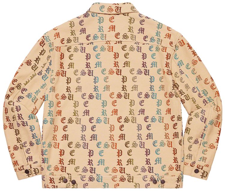 Buy Supreme Gradient Jacquard Denim Work Jacket 