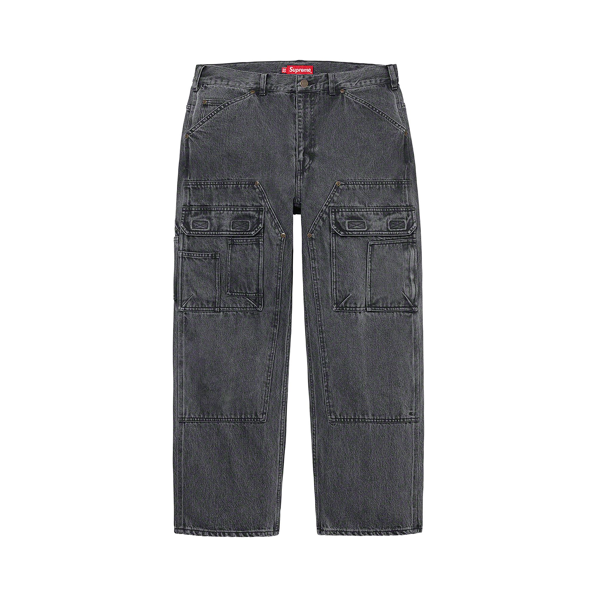 Buy Supreme Double Knee Denim Utility Pant 'Black' - SS22P26 BLACK