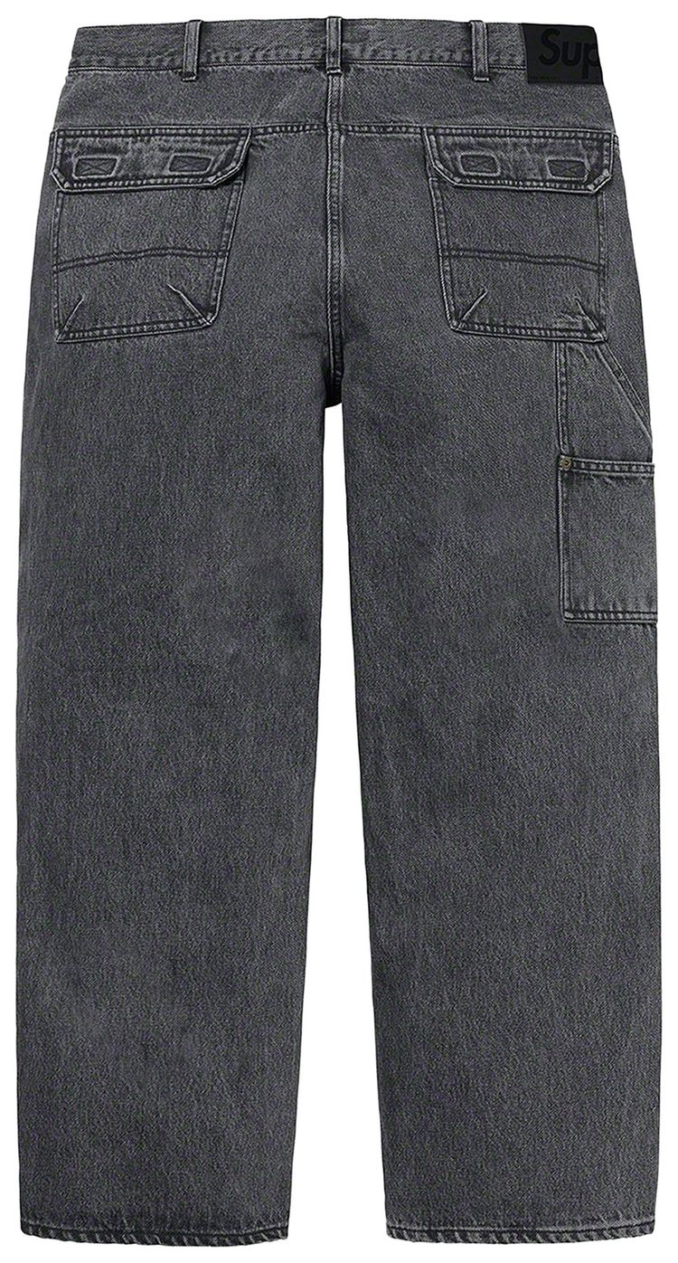 Supreme Double Knee Denim Utility Pant Black