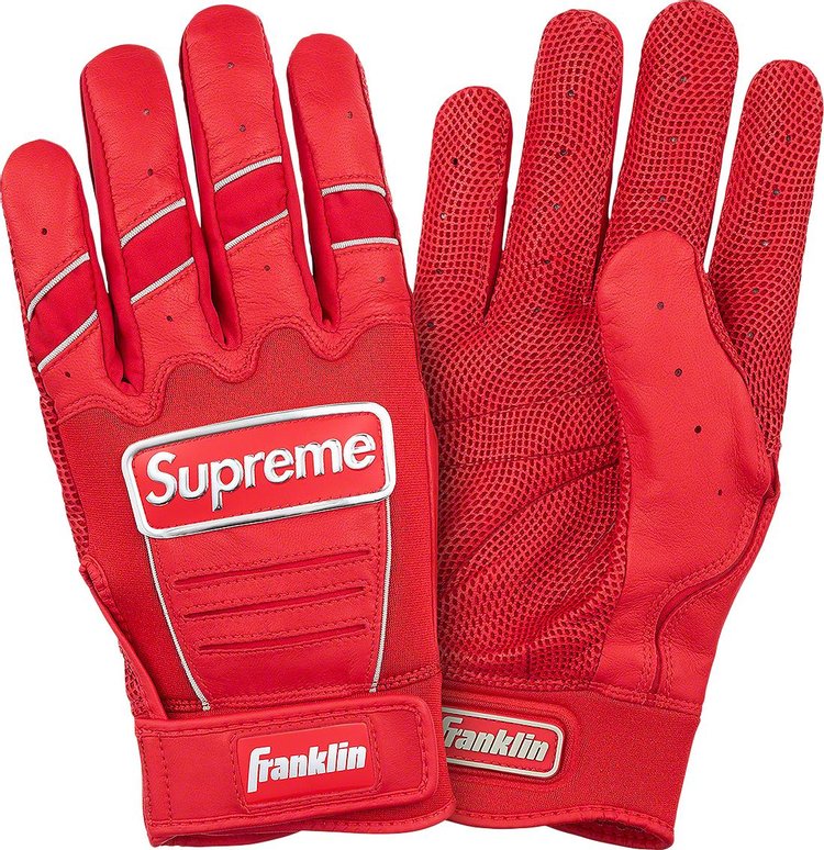 Supreme x Franklin CFX Pro Batting Gloves Red