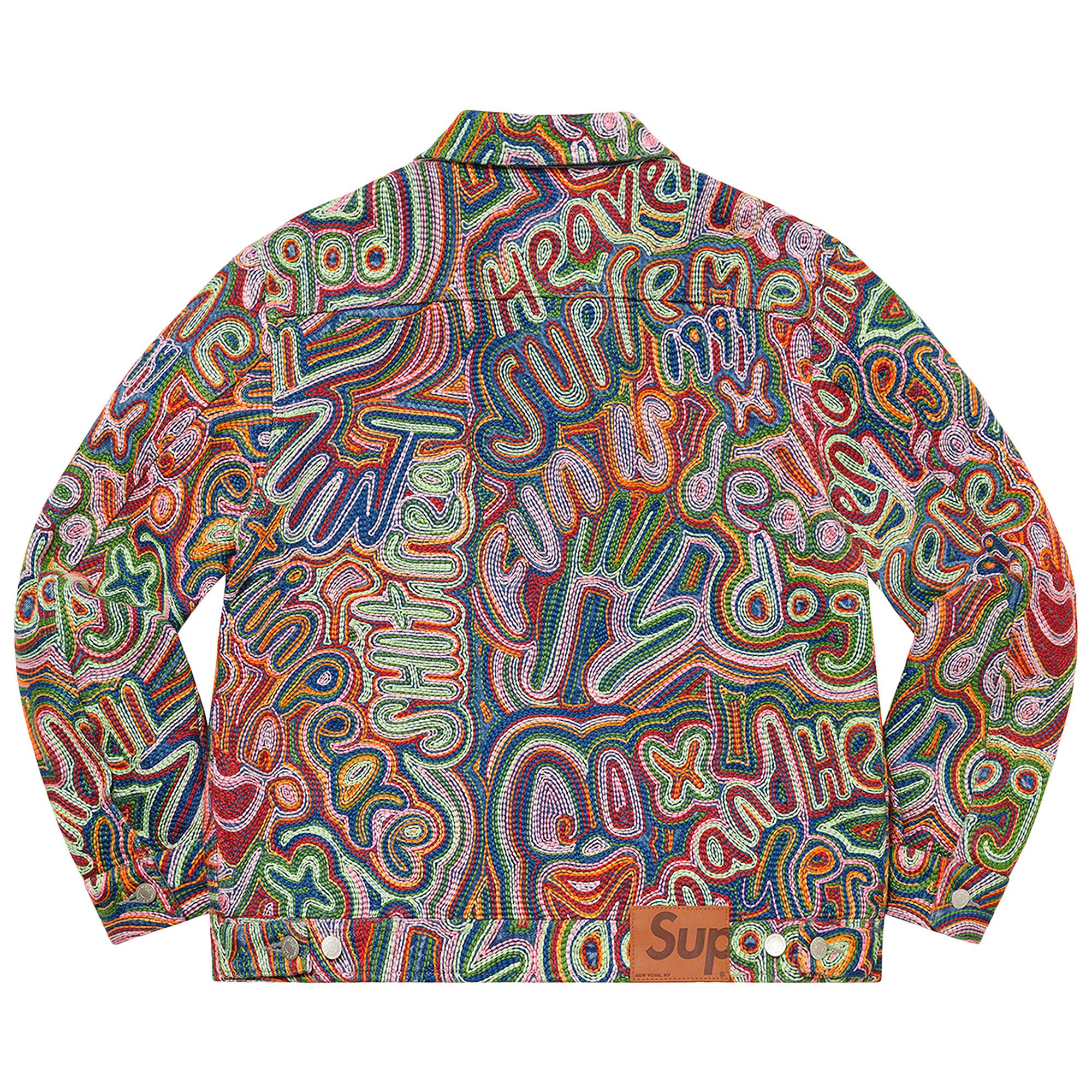 Buy Supreme Chainstitch Denim Jacket 'Multicolor' - SS22J30