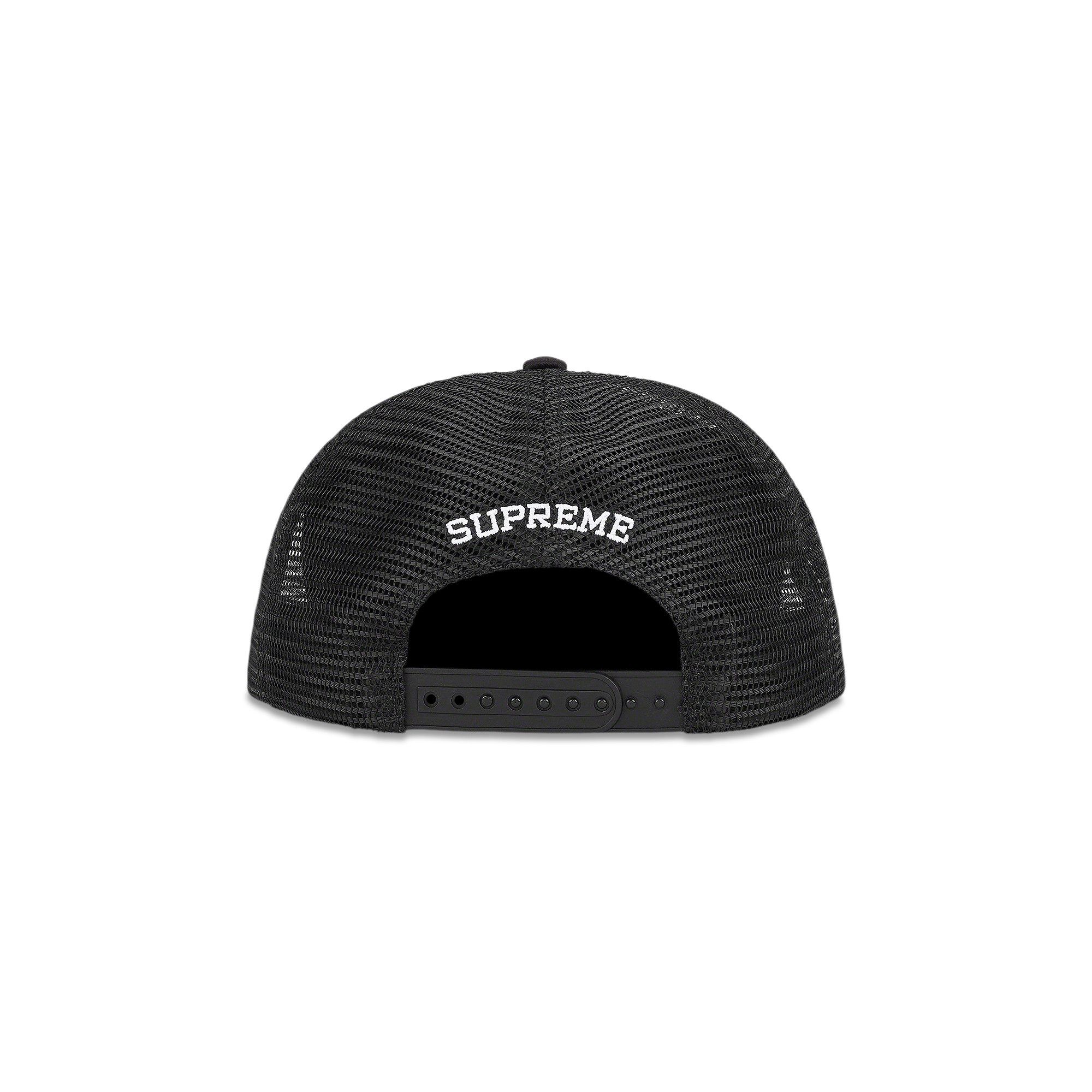 Buy Supreme Silk Mesh Back 5-Panel 'Black' - SS22H127 BLACK