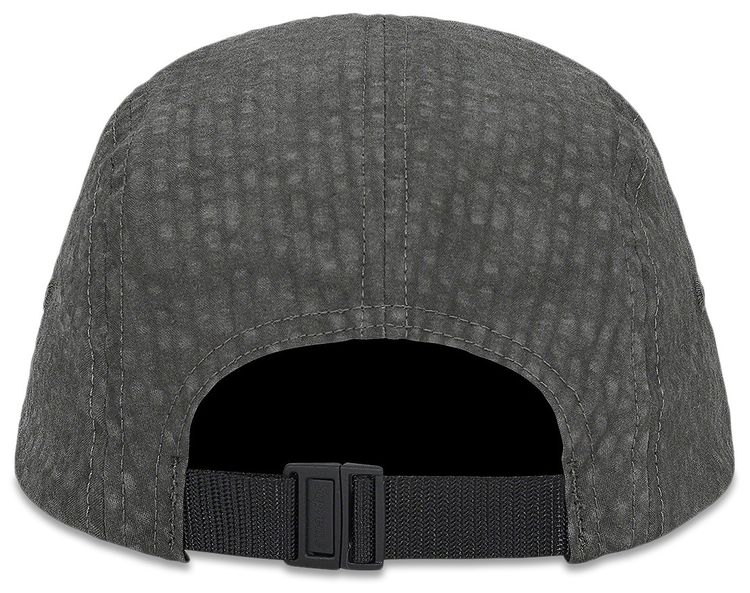 Supreme Washed Seersucker Camp Cap Black