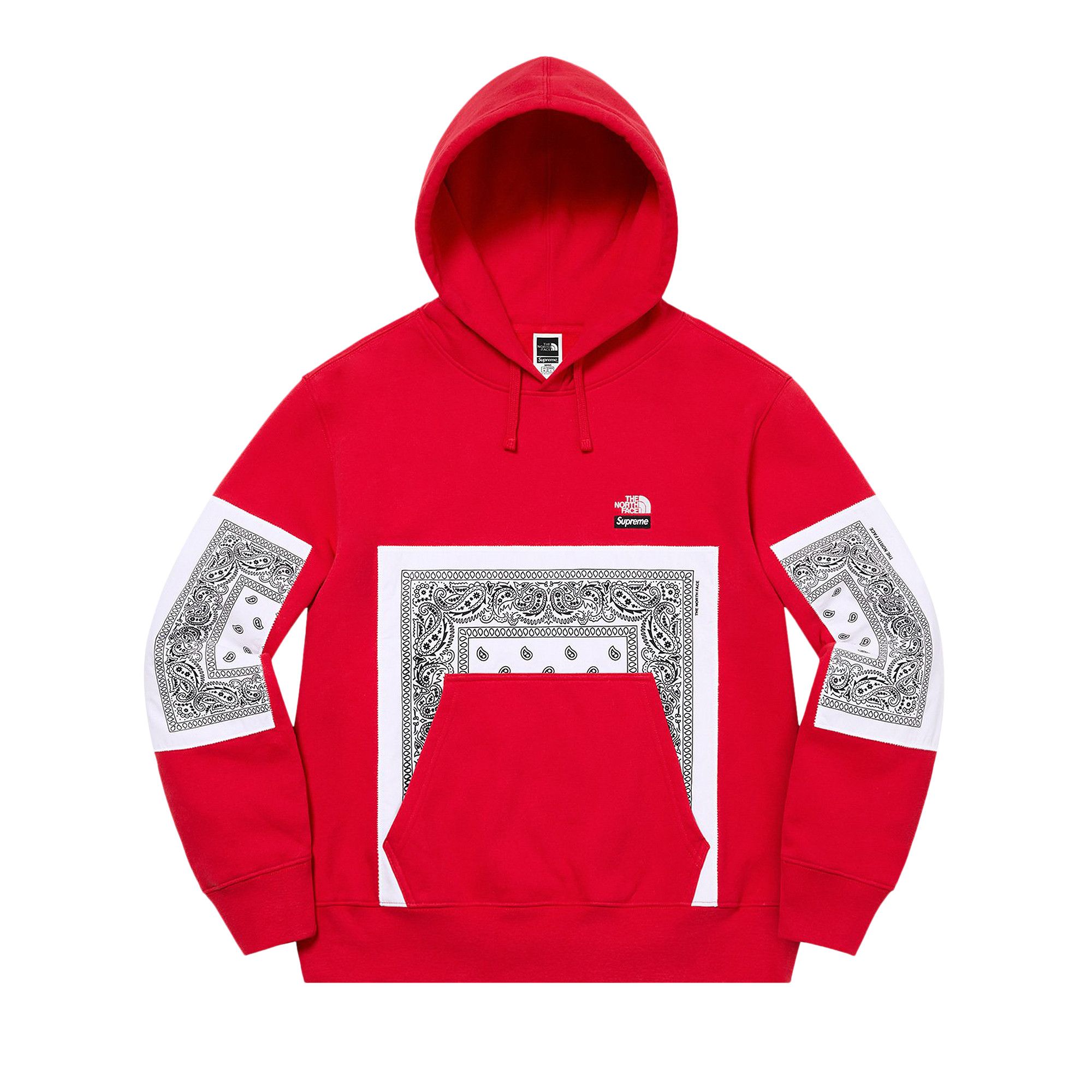 Buy Supreme x The North Face Bandana Hooded Sweatshirt Red SS22SW2 RED GOAT CA