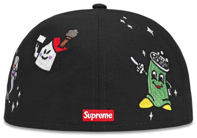 Supreme Characters S Logo New Era Black
