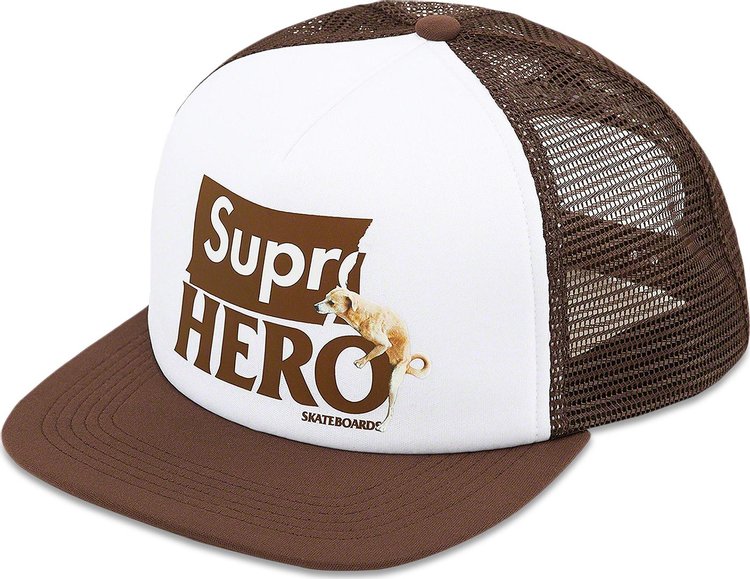 Supreme x ANTIHERO Mesh Back 5 Panel Brown