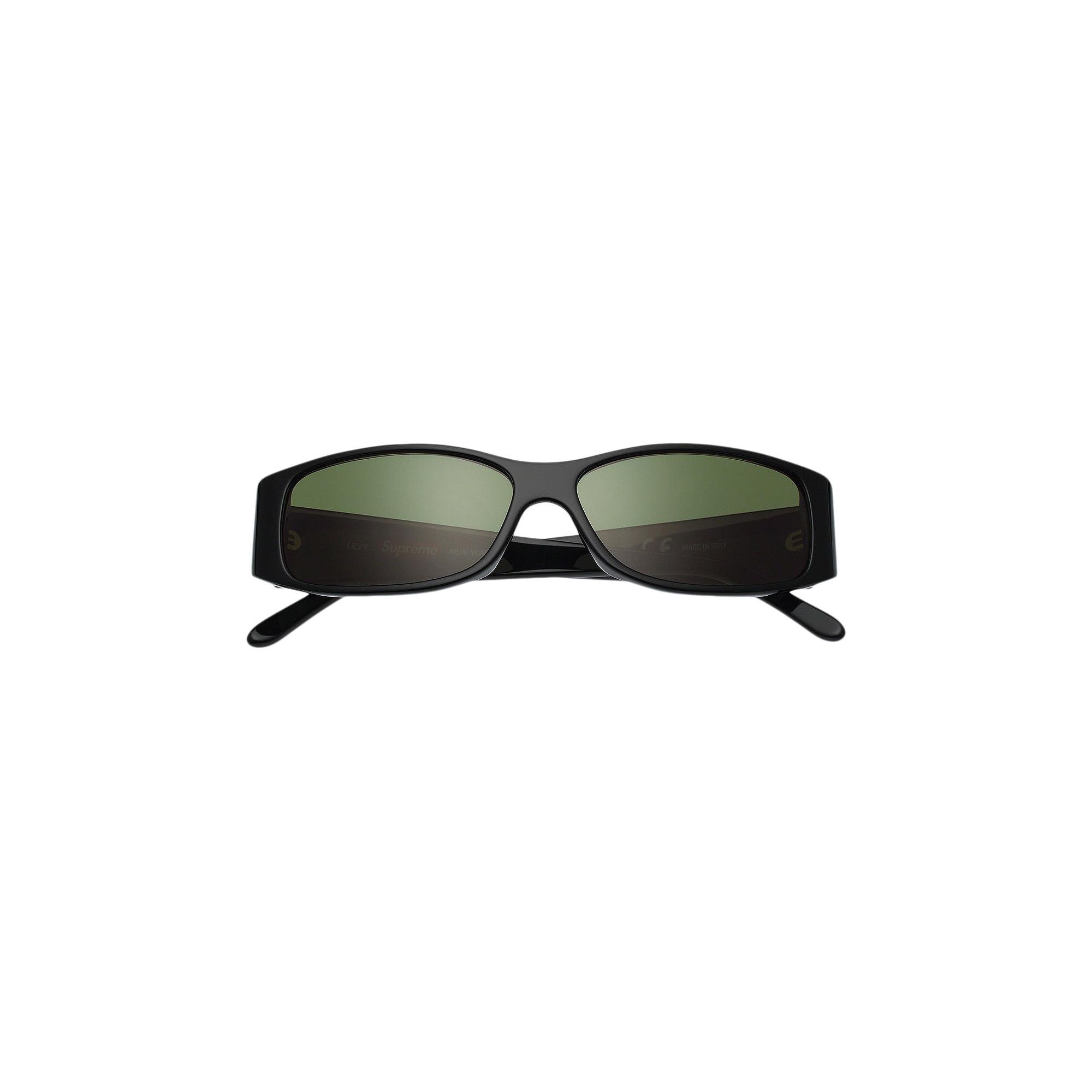 Supreme LEVY サングラス ブラック SUPREME 22SS Levy Sunglasses eyewear Black w/Case Box Unisex