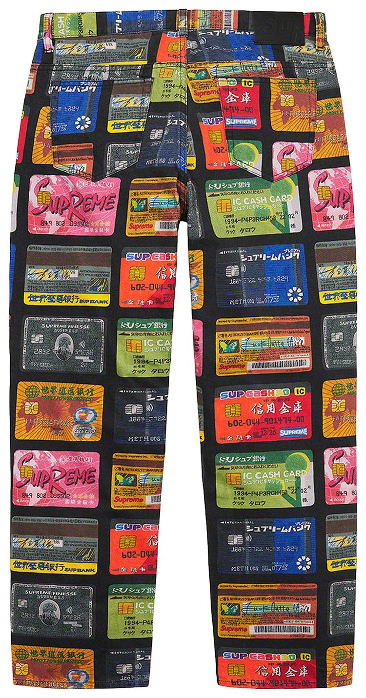 Supreme Credit Cards Regular Jean Multicolor